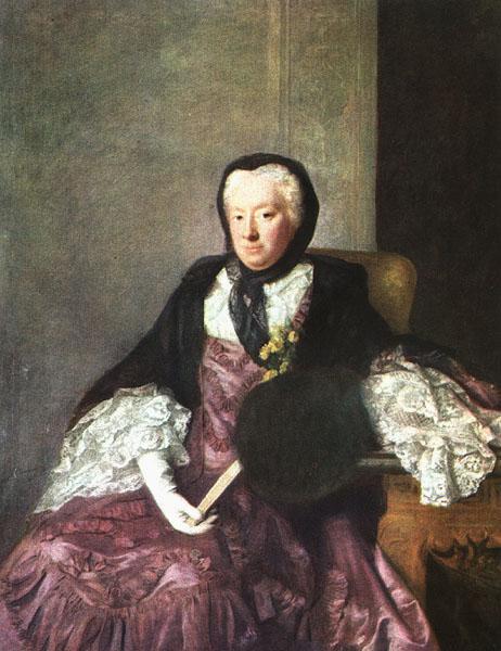Allan Ramsay Mrs Martin oil painting image